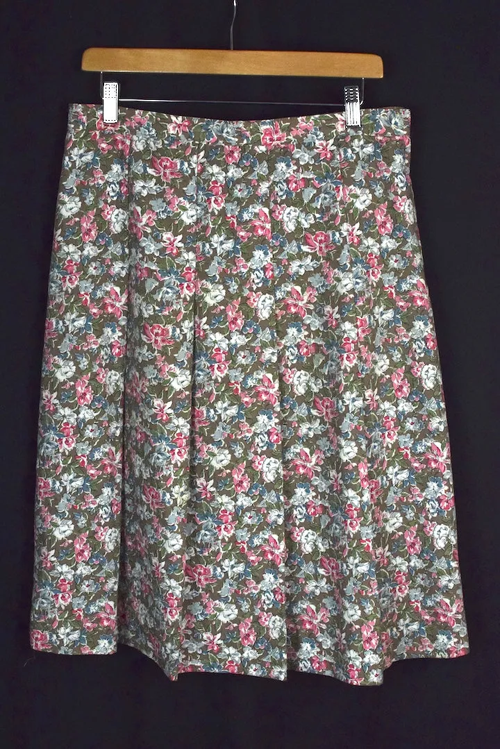 AGASA Brand Floral Print Skirt