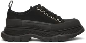 Alexander McQueen Black Tread Slick Low Sneakers
