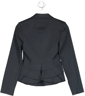 Alexander McQueen Blue Black Blazer UK XXS