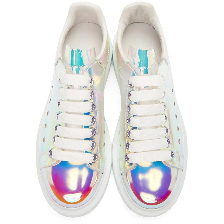 Alexander McQueen SSENSE Exclusive Multicolor Holographic Oversized Sneakers
