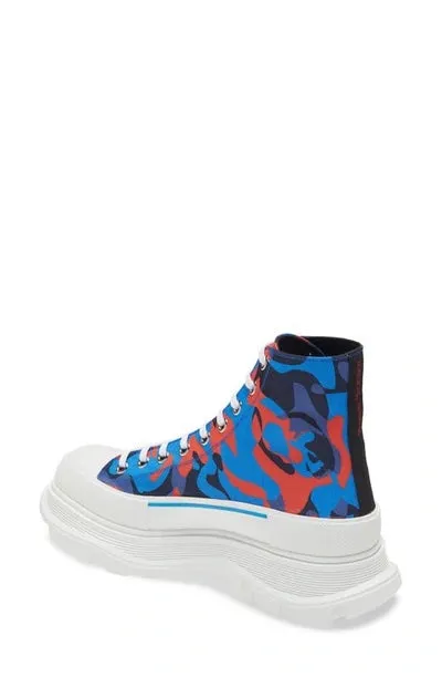 ALEXANDER McQUEEN TREAD SLICK CAMO PRINT SNEAKERS
