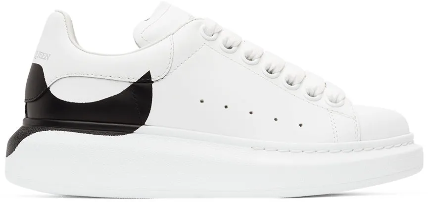 Alexander McQueen White Dropped Heel Counter Oversized Sneakers
