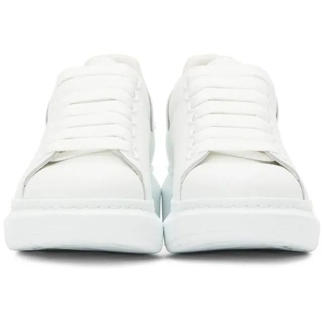 Alexander McQueen White Holographic Oversized Sneakers