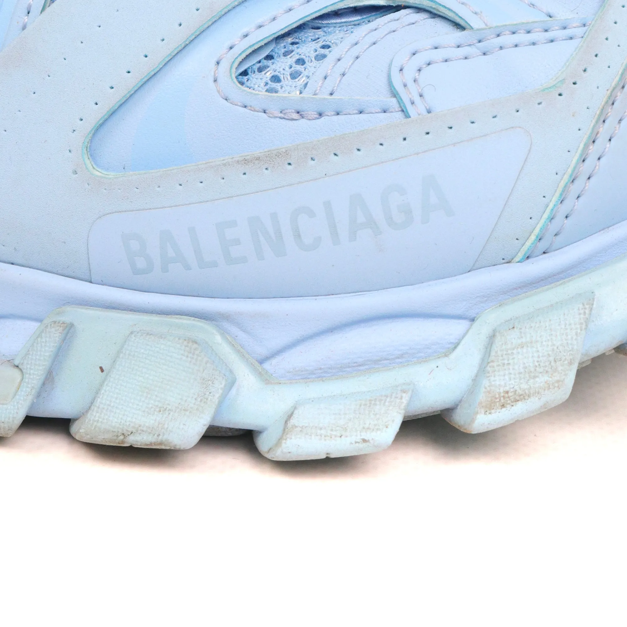 BALENCIAGA - Baskets Track Balenciaga en toile bleue (T39)