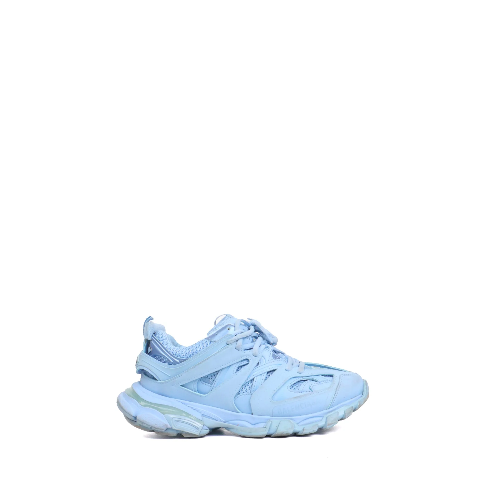 BALENCIAGA - Baskets Track Balenciaga en toile bleue (T39)