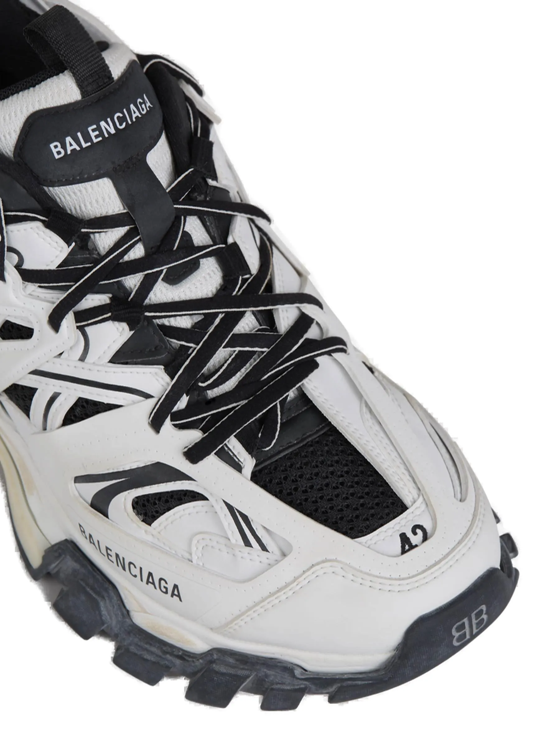 Balenciaga Worn Out Track Lace-Up Sneakers