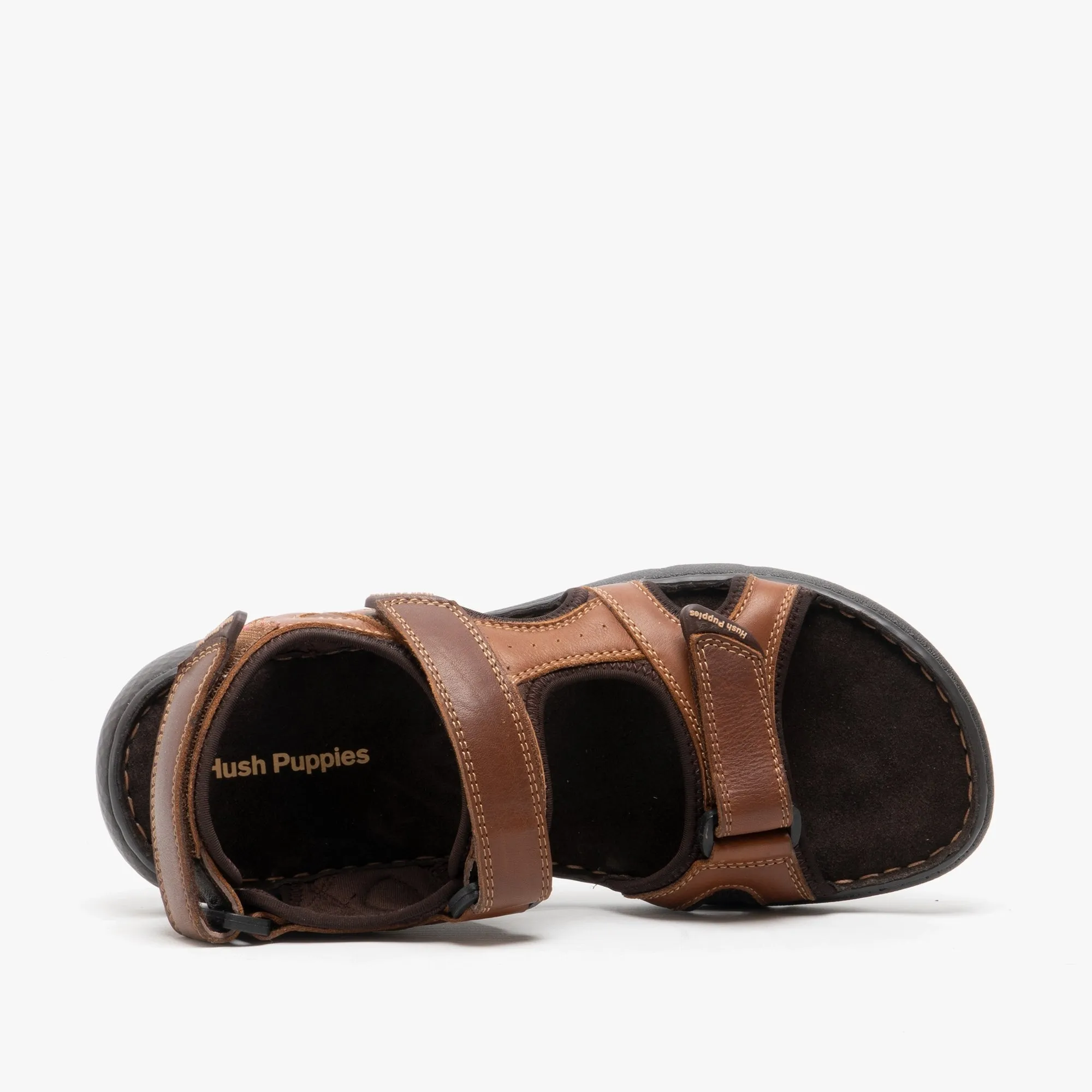 CARTER Mens Leather Sandals Brown
