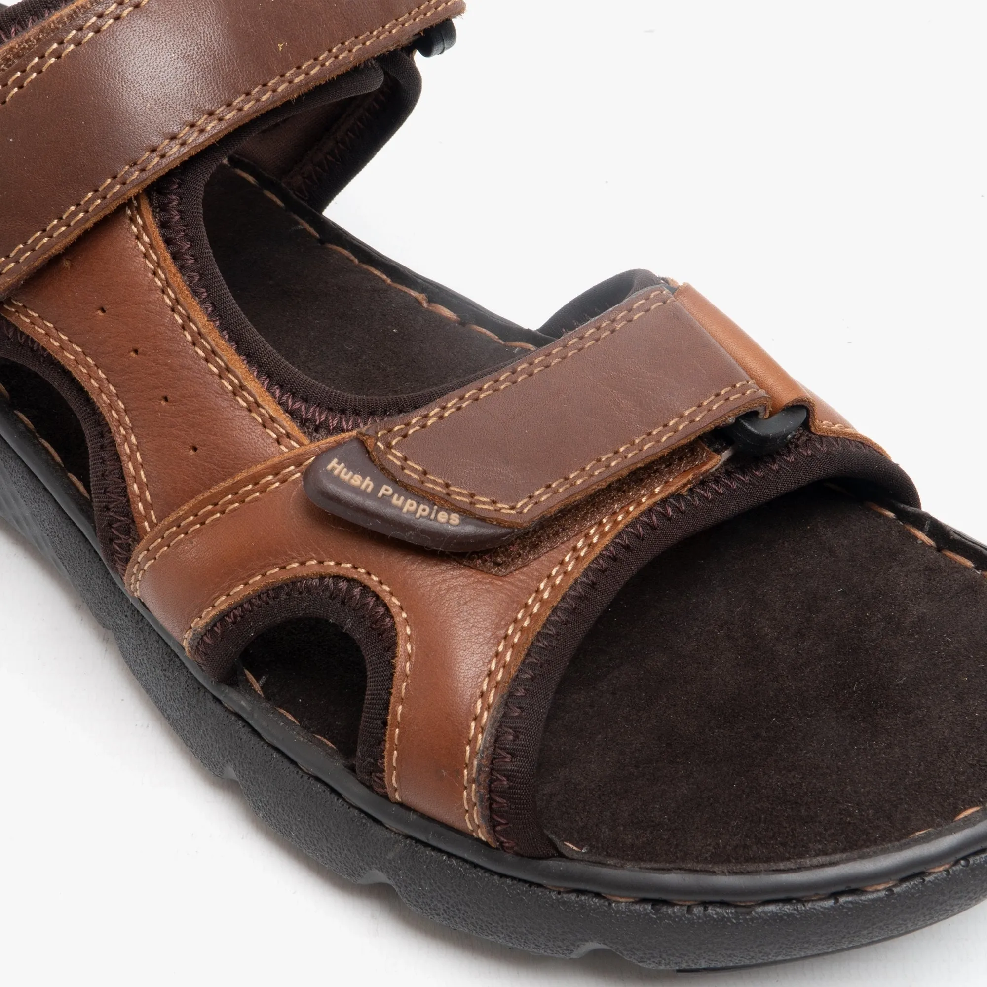 CARTER Mens Leather Sandals Brown