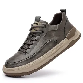 Casual Denim Leather Sneakers