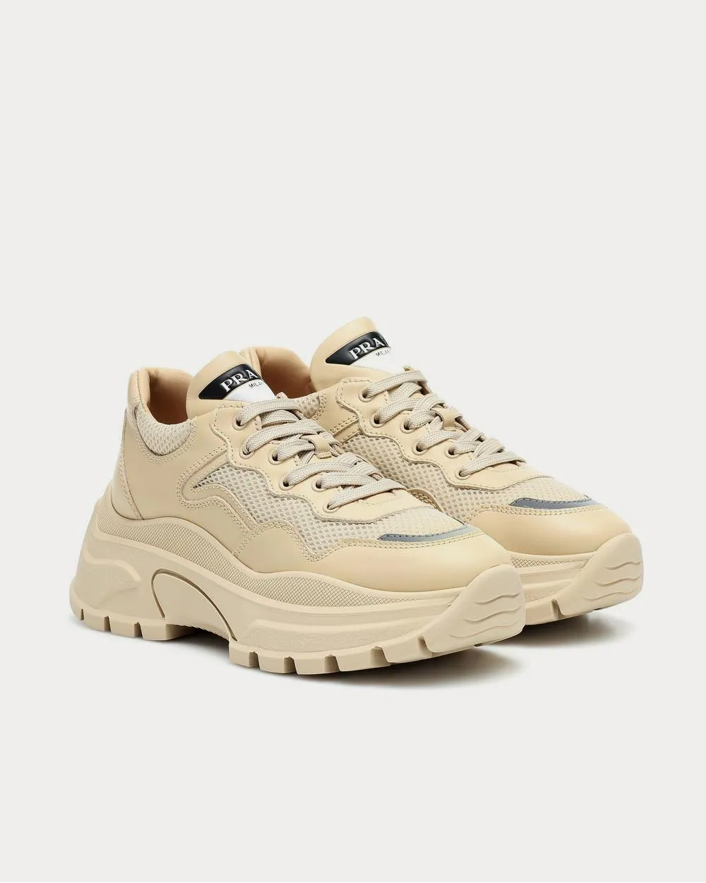 Centaurus leather Beige Low Top Sneakers