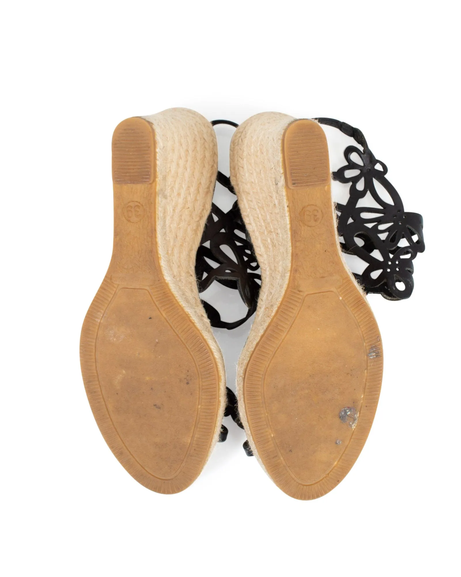 Cutout Espadrille Wedges