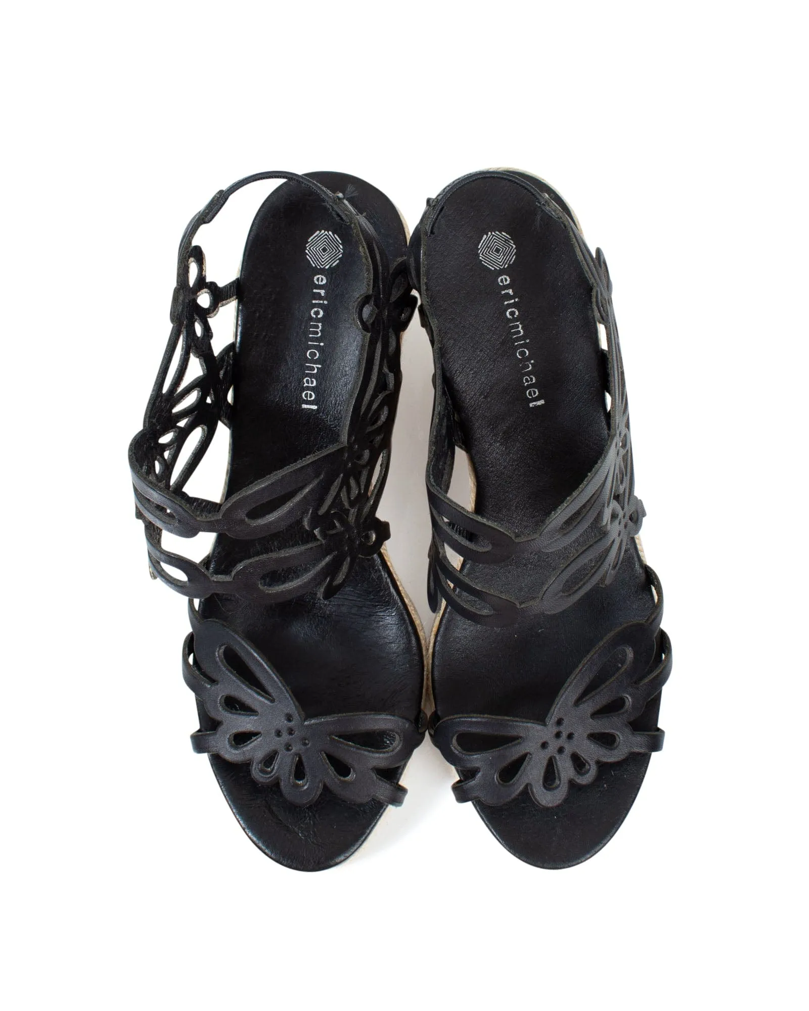 Cutout Espadrille Wedges
