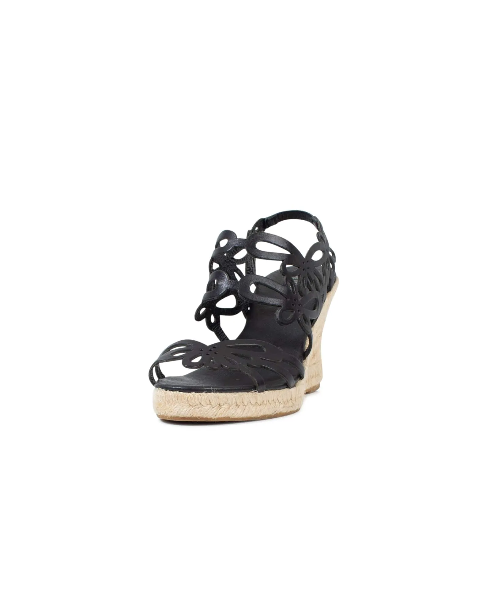 Cutout Espadrille Wedges
