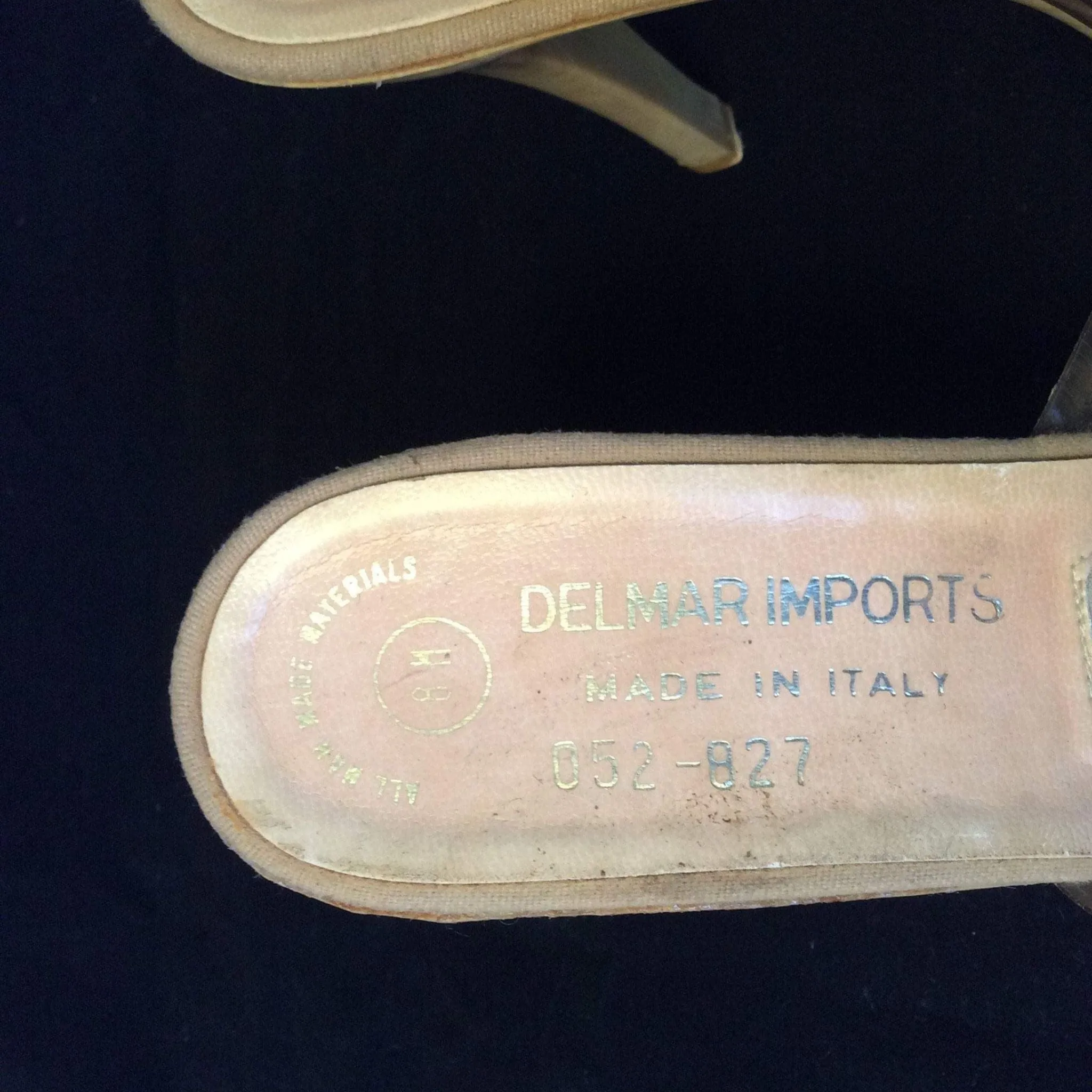 Delmar Clear Pin-up Mules