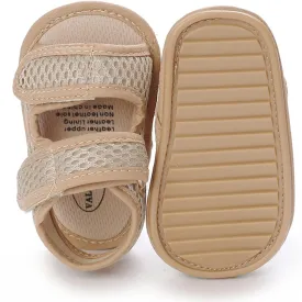 E-FAK Baby Boys Girls Summer Sandals Outdoor Beach Anti-Slip Rubber Soft Sole Newborn Toddler First Walker Shoes