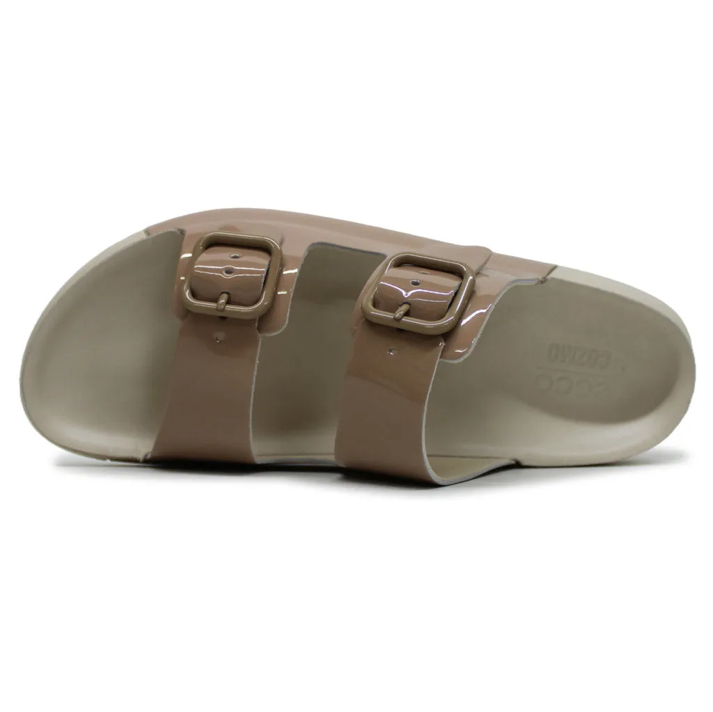 Ecco Cozmo Leather Women's Slides Sandals