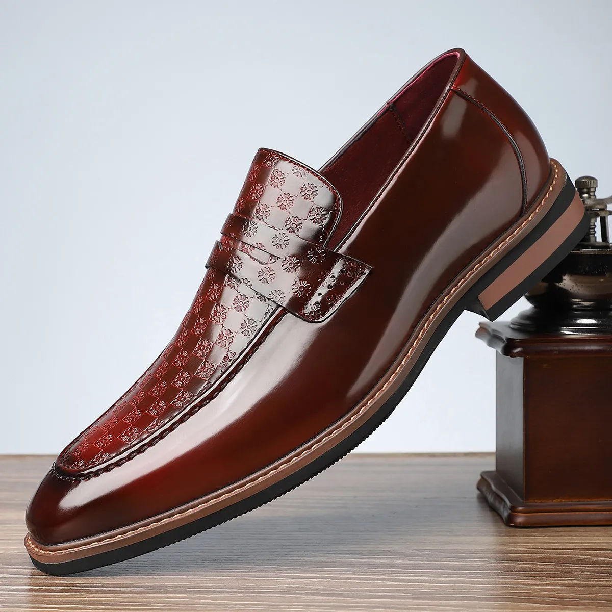 Giovanni Bellini Leather Loafers