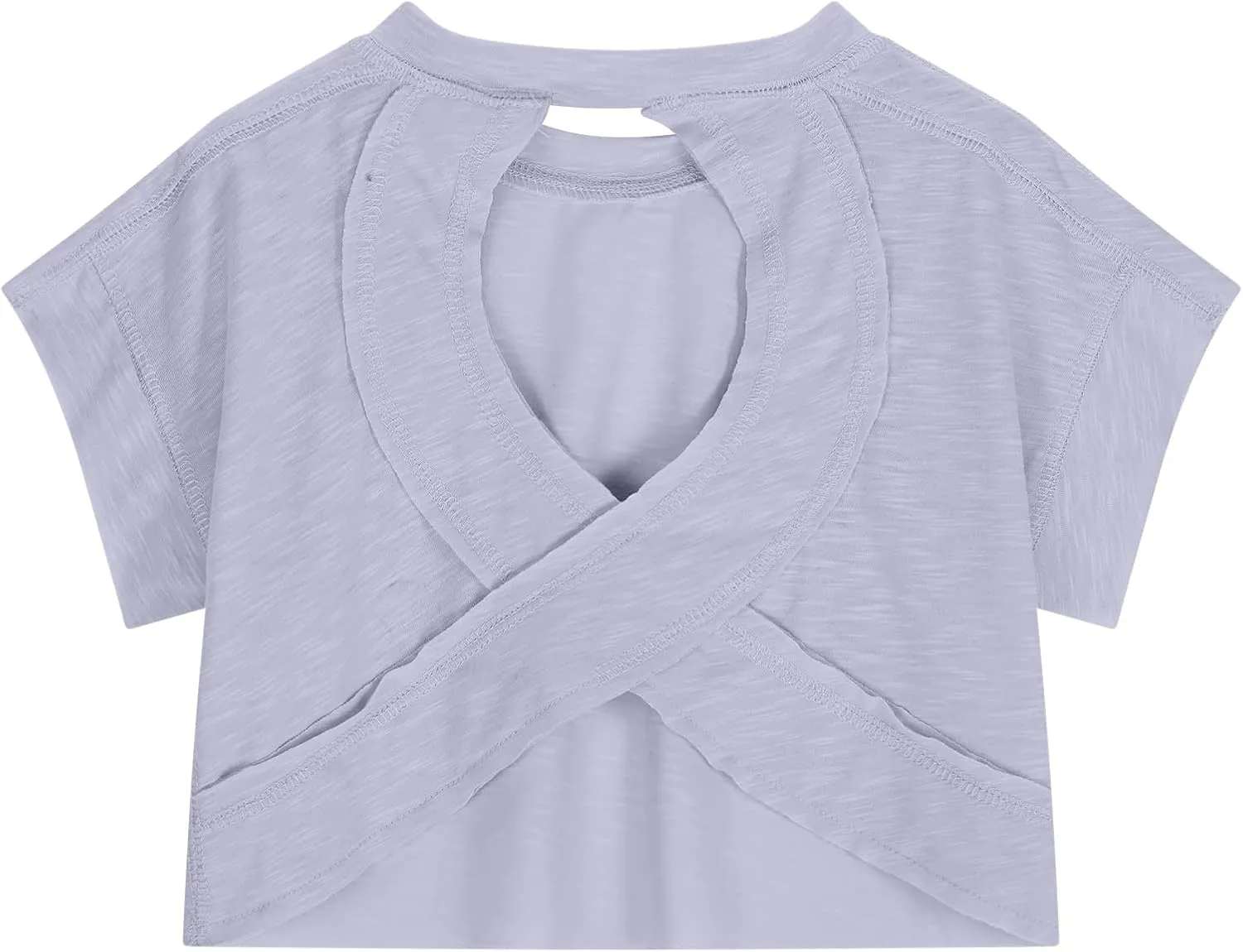 Girls Open Back Workout Tops Long Sleeve Backless Athletic Shirts Casual Crop Running Tee 2025 Spring Y2k Shirts