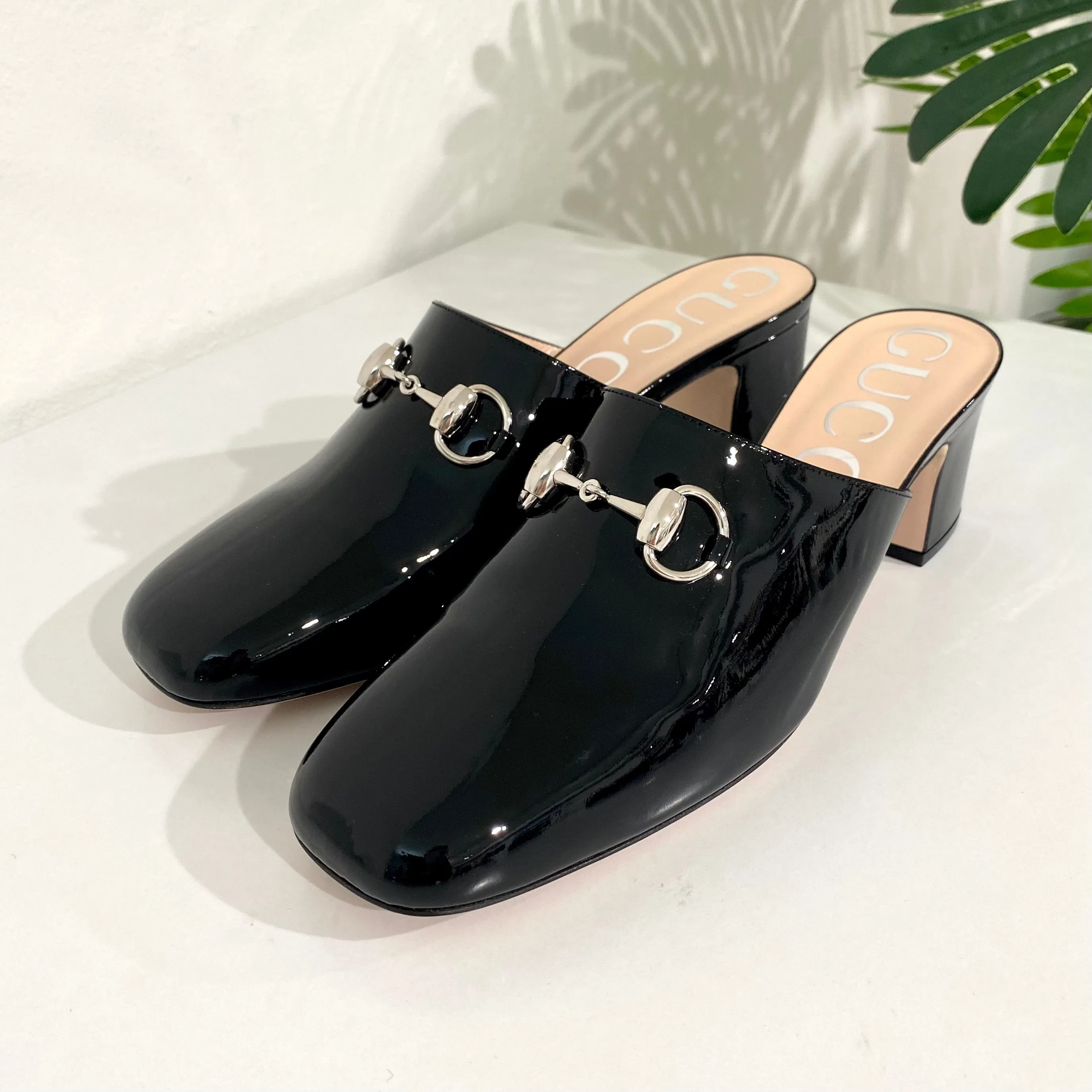 Gucci Unworn Black Lexie Mules