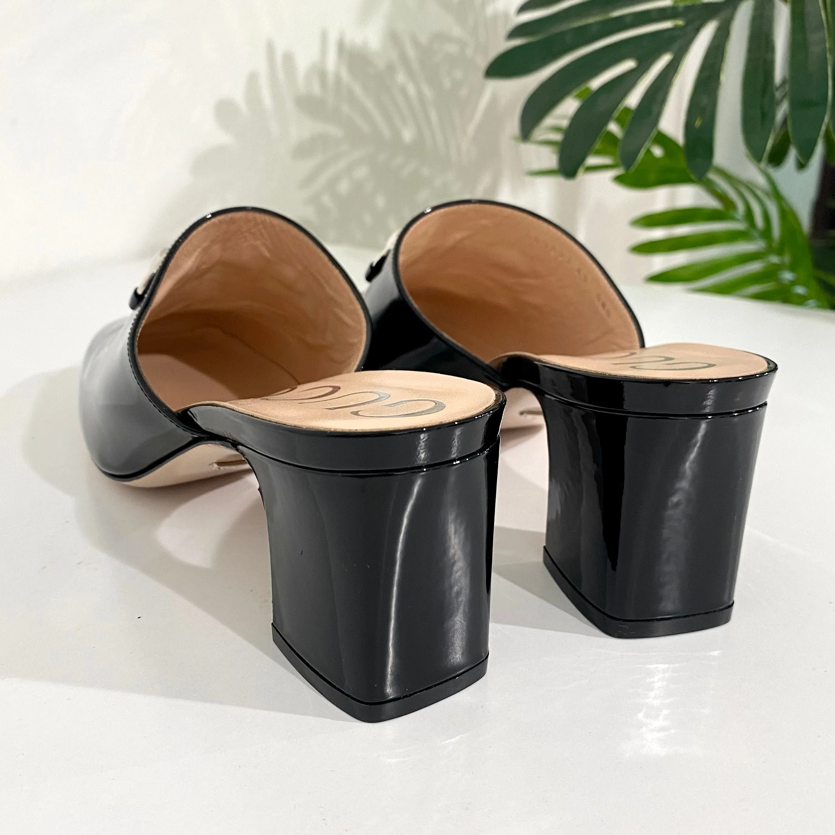 Gucci Unworn Black Lexie Mules