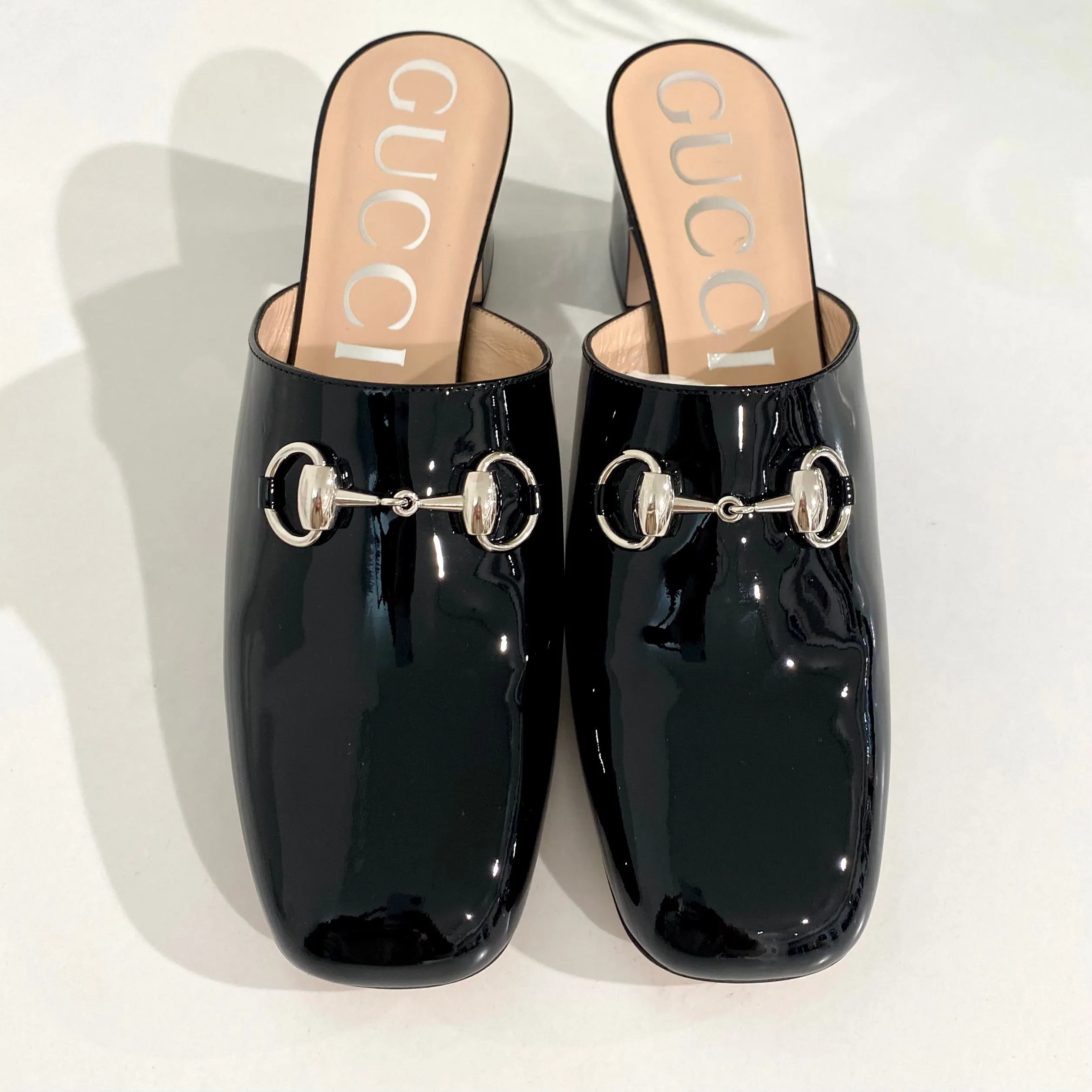 Gucci Unworn Black Lexie Mules