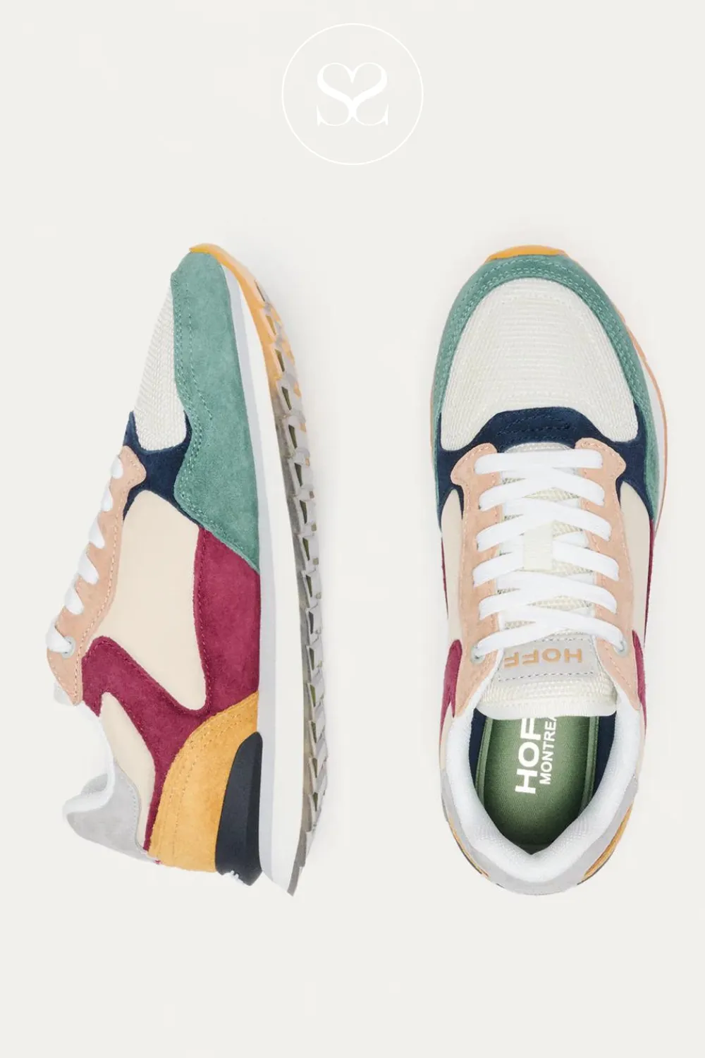 HOFF MONTREAL COLOURFUL CUSHIONED TRAINERS