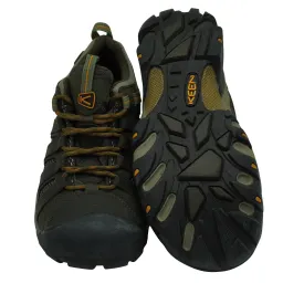 Keen Women's Mesh & Leather Trail Hiking Walking Shoes Brown Size 10.5
