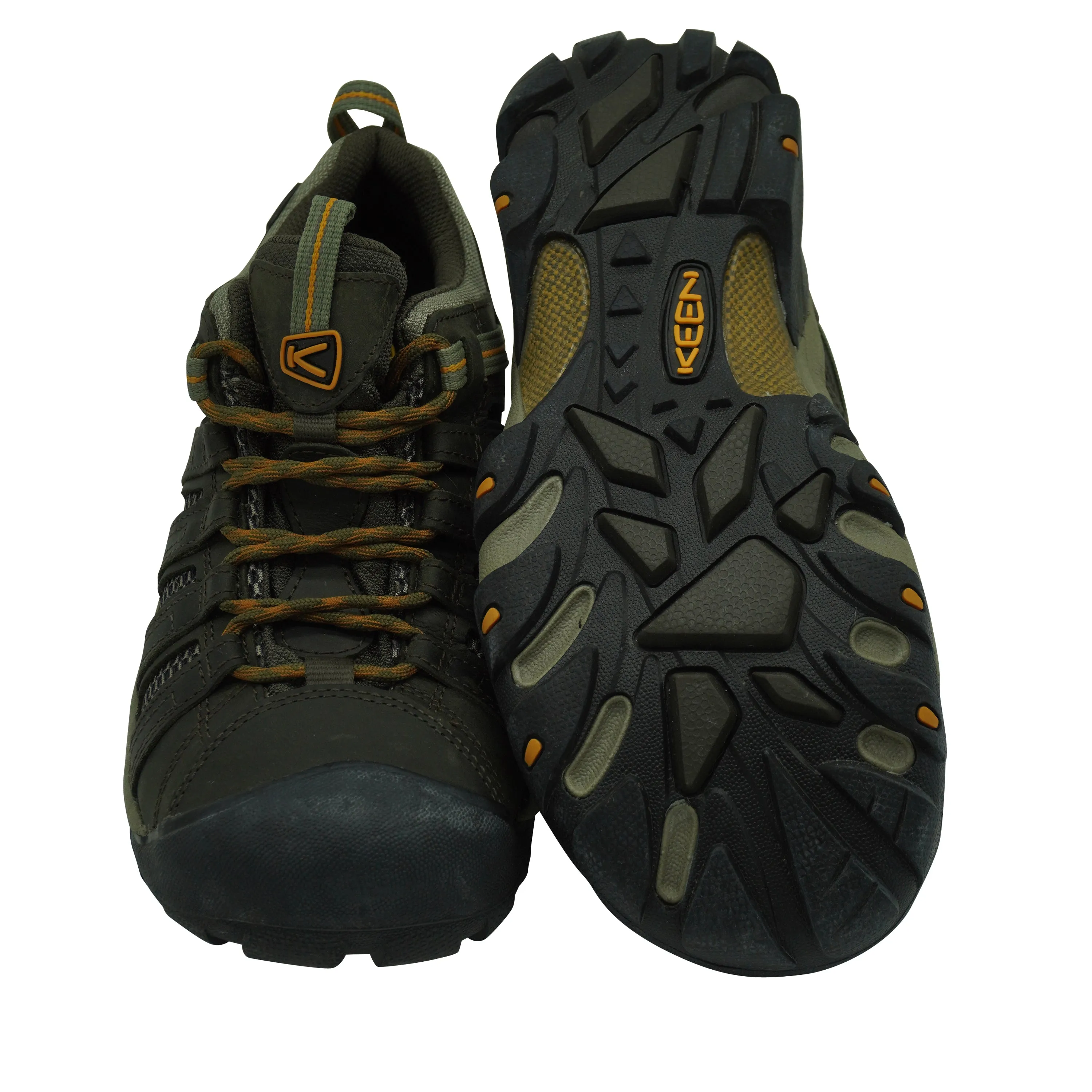 Keen Women's Mesh & Leather Trail Hiking Walking Shoes Brown Size 10.5