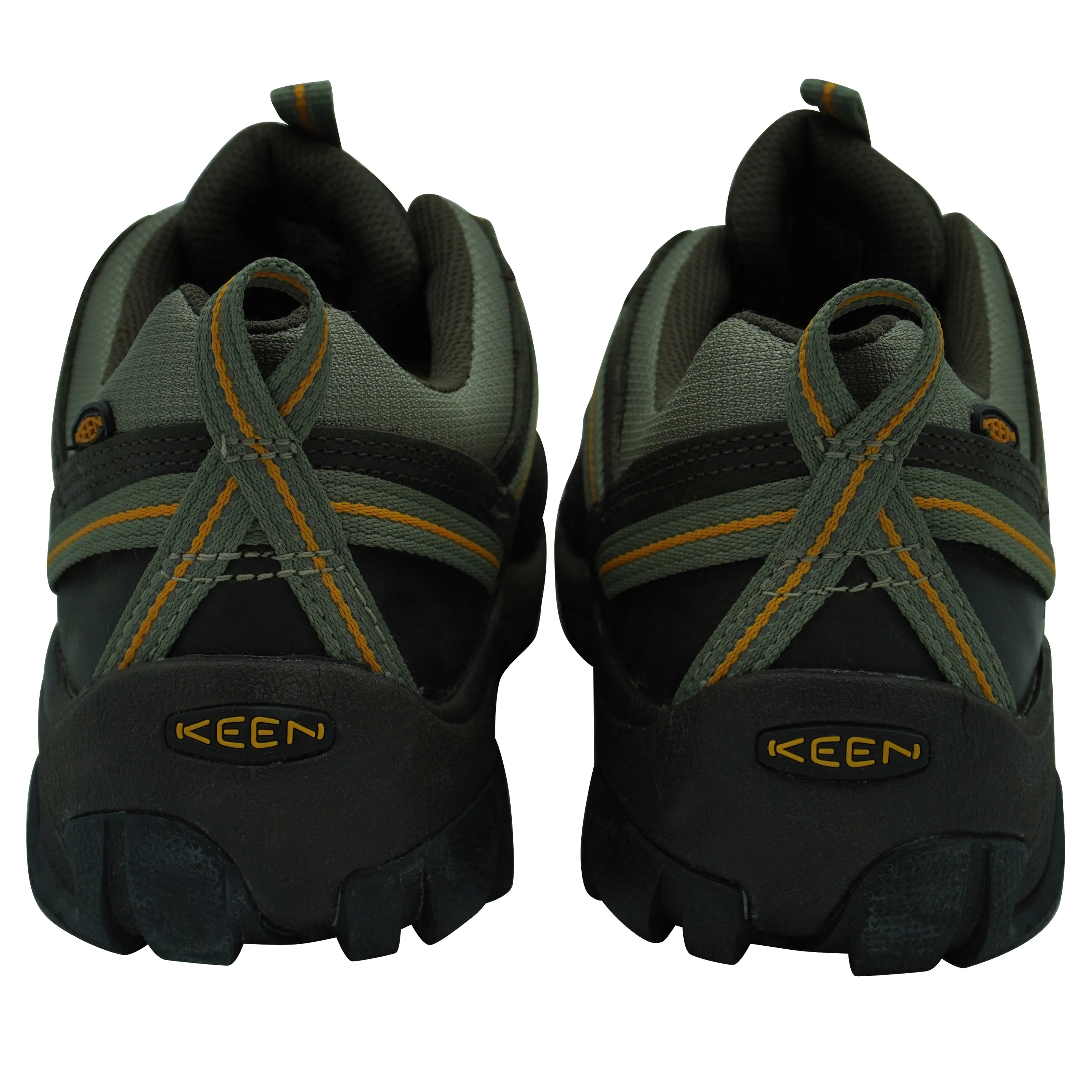Keen Women's Mesh & Leather Trail Hiking Walking Shoes Brown Size 10.5