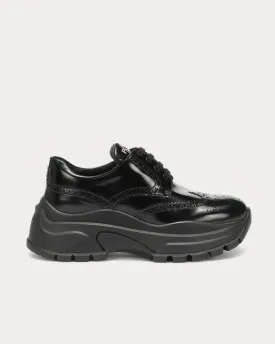 Leather nero Low Top Sneakers
