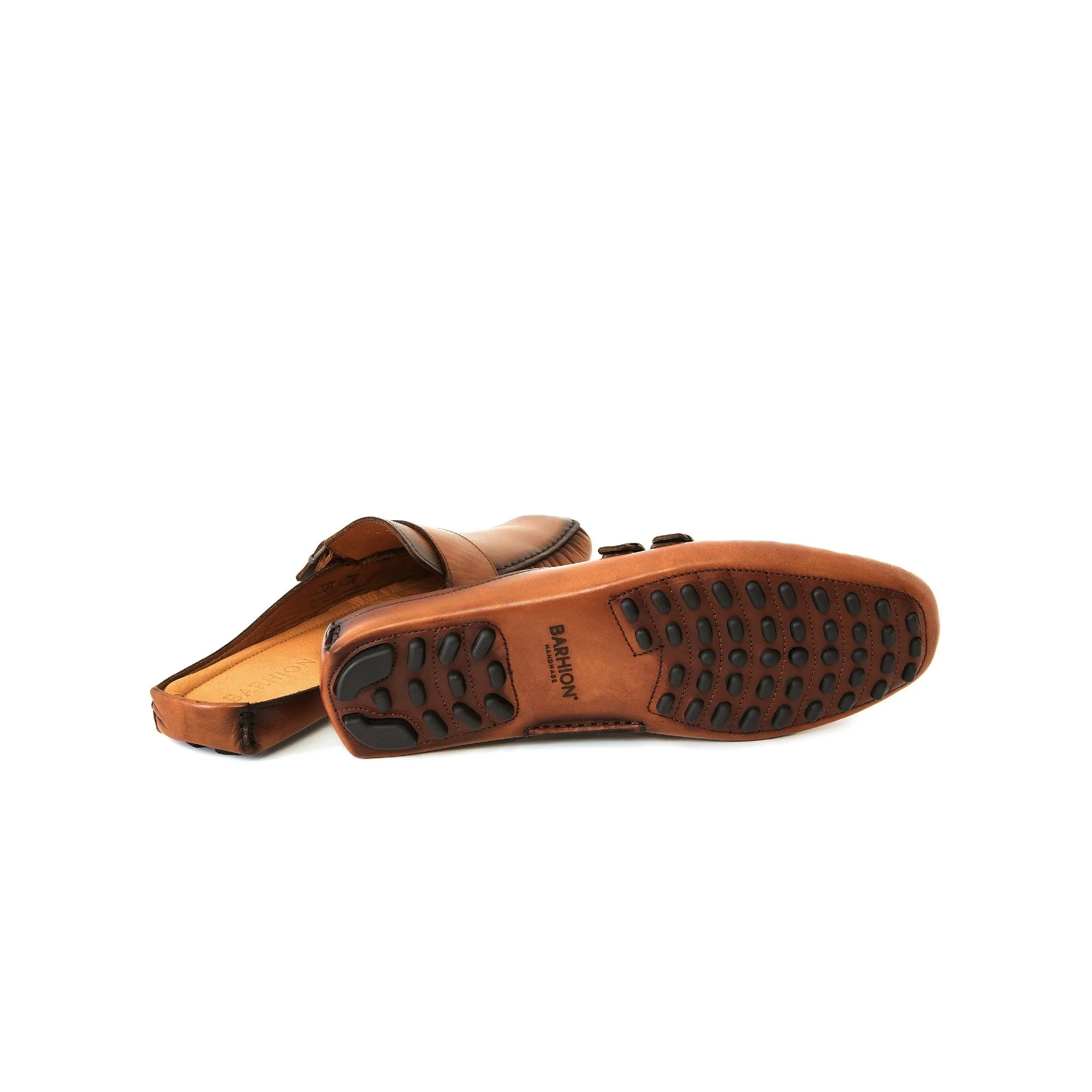 Men's Calf Leather Handmade Driving Shoes M11000