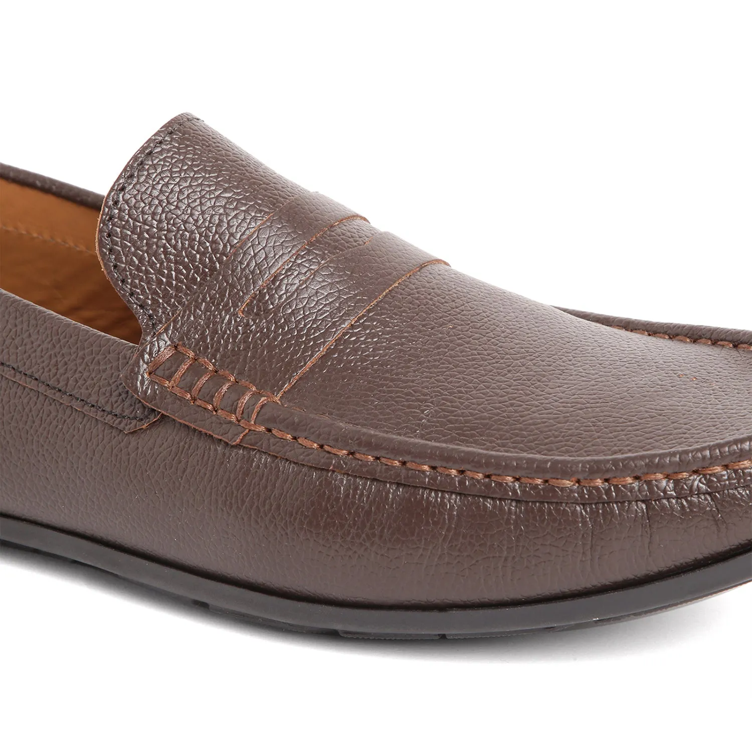 Mild Leather Driving Shoe - Brown