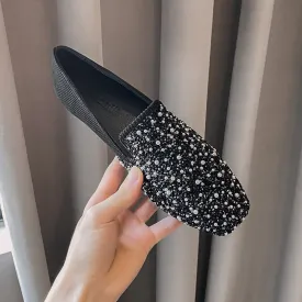 Nanccy Shallow Breathable Fly-knit Soft-soled Shoes