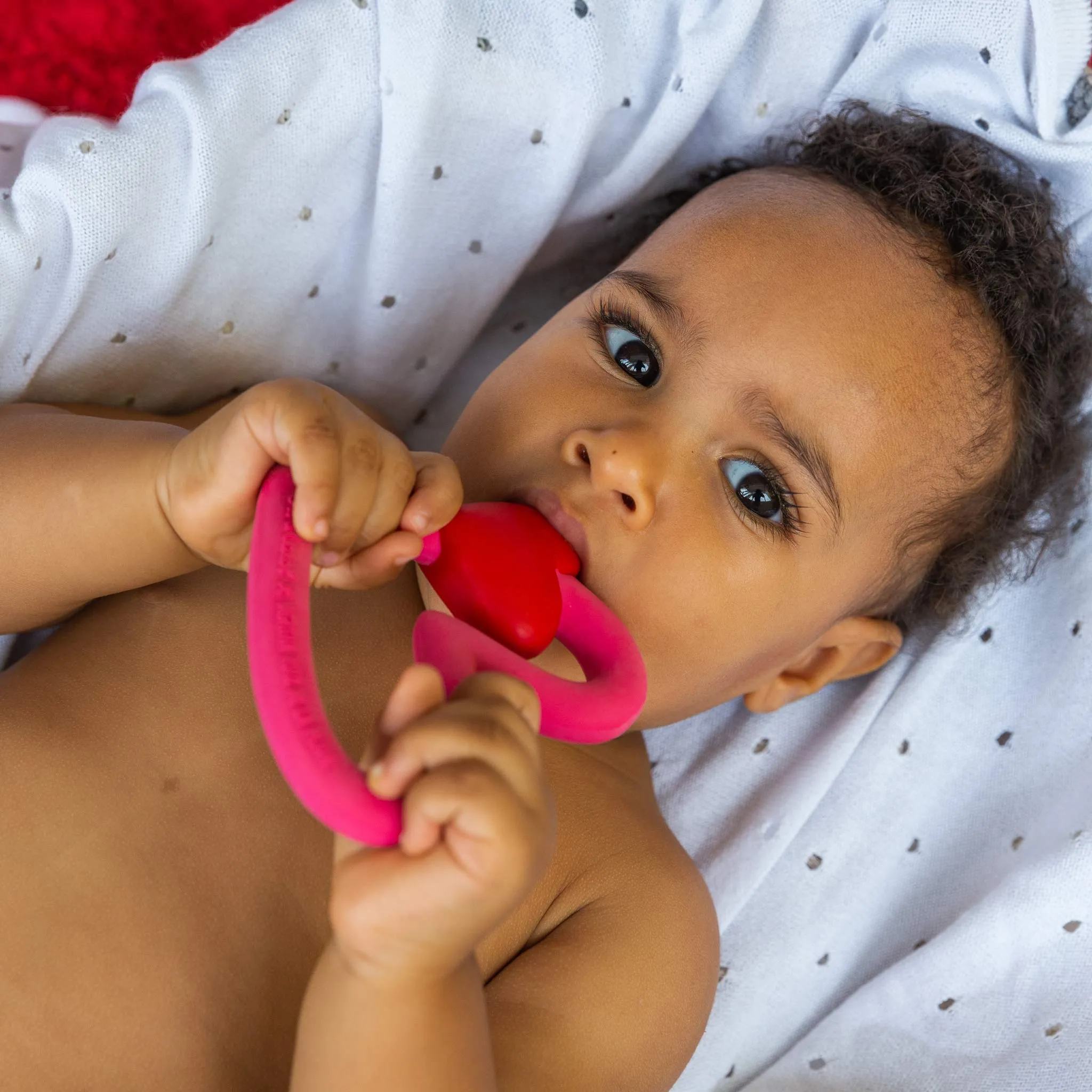 Oli & Carol x Agatha Ruiz De La Prada Heart Teether