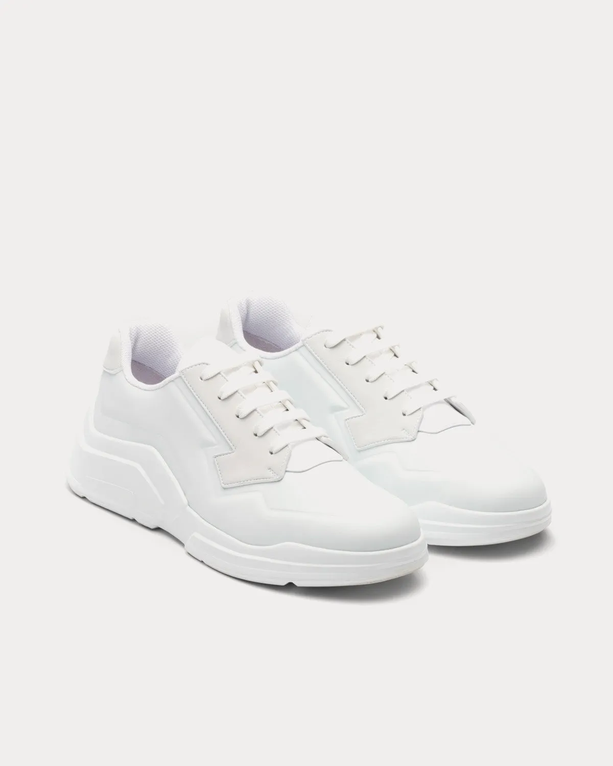 Polarius White Low Top Sneakers