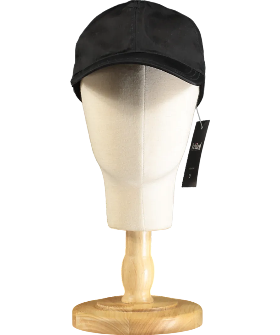 Prada Black Logo Baseball Cap UK M