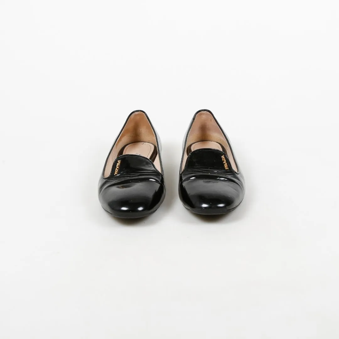 Prada Patent Leather Loafers Size 37.5