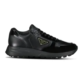 Prada Prax 01 Full Leather Sneakers Black