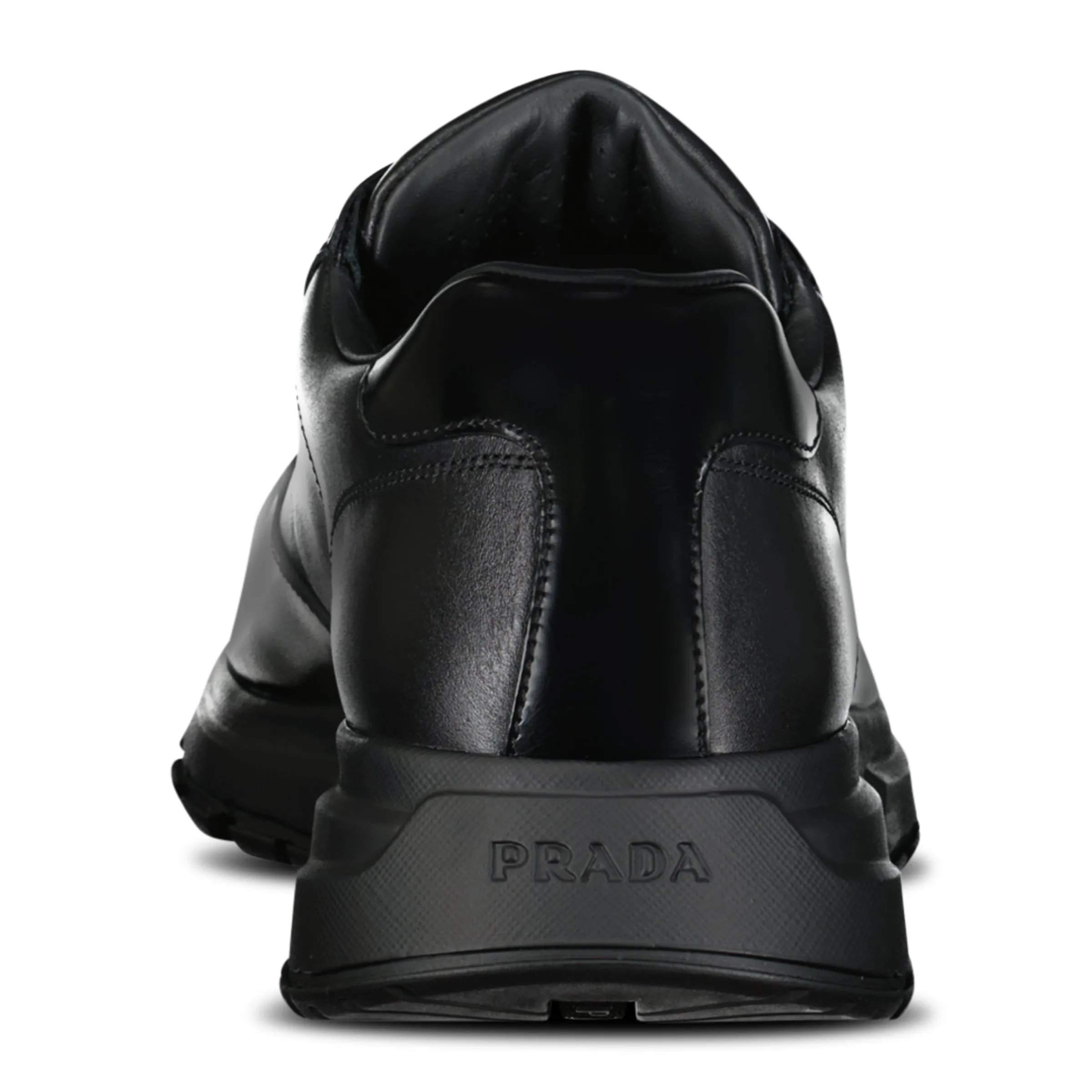 Prada Prax 01 Full Leather Sneakers Black