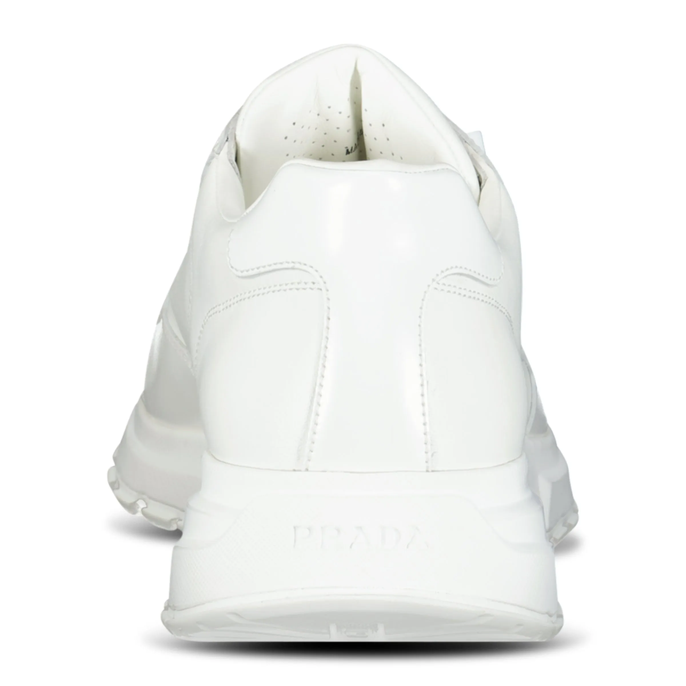 Prada Prax 01 Full Leather Sneakers White