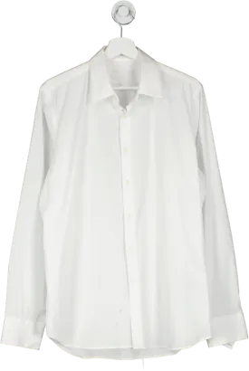 Prada White Slim Fit Shirt UK 42" CHEST