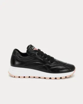 PRAX-01 leather Black Low Top Sneakers