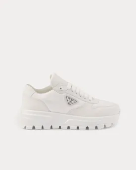 Prax 01 Re-Nylon White Low Top Sneakers