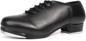 SWDZM Women's & Men's & Kid's Jazz Tap Dance Shoes Tap-Flex Patent Leather Tap Shoe,WX-Tap