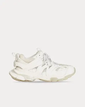 Track Dark Mesh & Nylon White Glow Low Top Sneakers