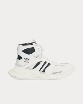 Track Forum White / Black High Top Sneakers