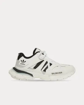 Track Forum White / Black Low Top Sneakers