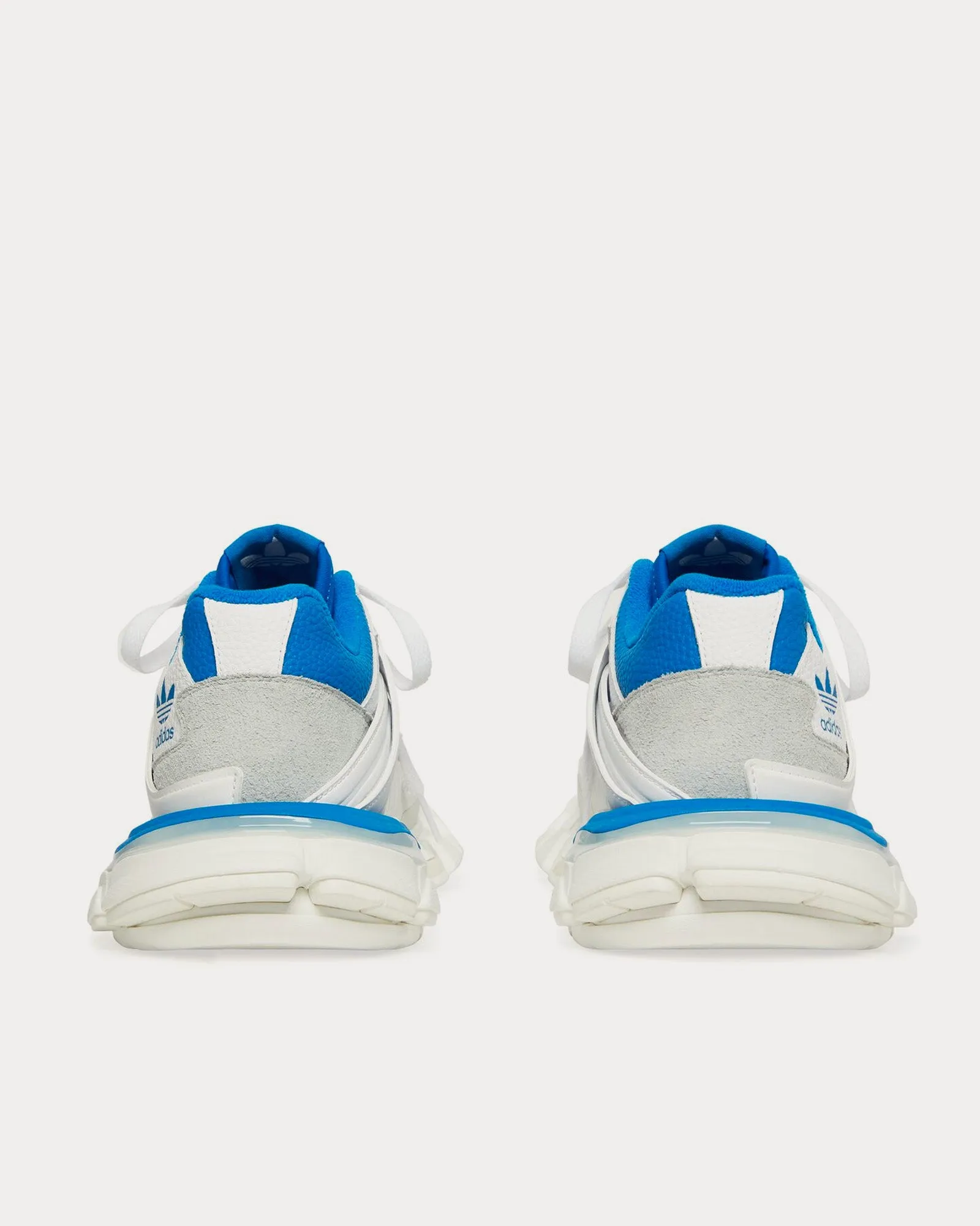 Track Forum White / Blue Low Top Sneakers
