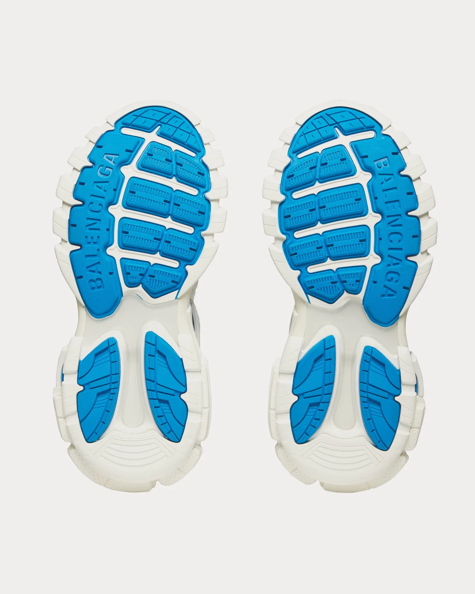 Track Forum White / Blue Low Top Sneakers