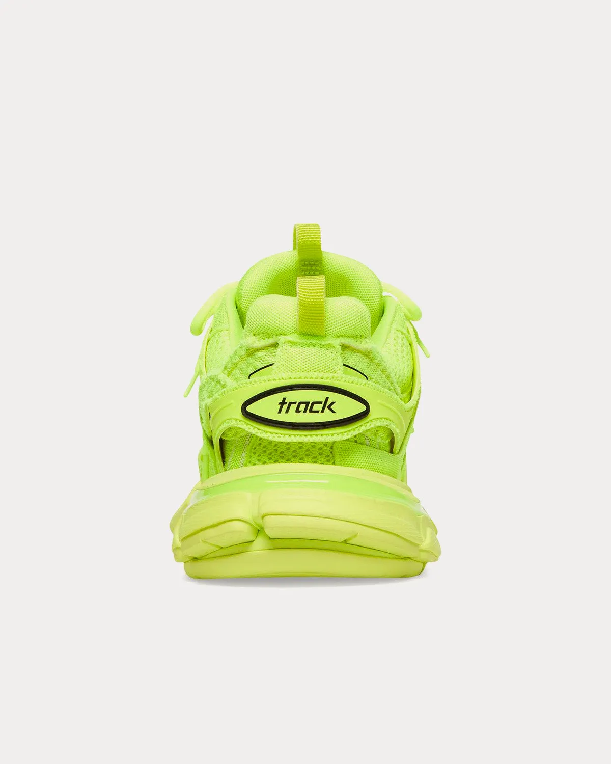Track Full Mesh Neon Yellow Low Top Sneakers